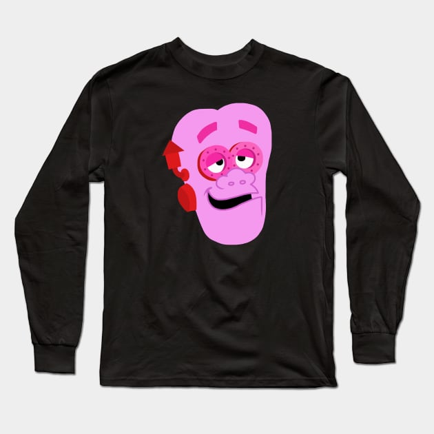 Franken Berry Long Sleeve T-Shirt by ElviaMontemayor